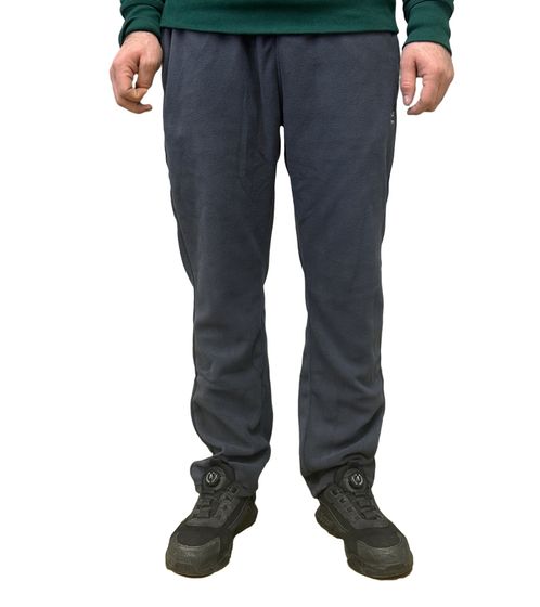 MAUI SPORTS men's fleece pants leisure jogger homewear Oeko-Tex 100 certified 9087474 gray