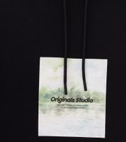 Sweat à capuche en coton pour homme JACK & JONES Esterbro Newton avec imprimé Originals Studio 12266801 Gris, noir ou beige