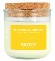 REVIVO CANDELA sustainable scented candles made from rapeseed wax Glass candle with cork lid Home decoration in various scents