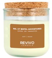 REVIVO CANDELA sustainable scented candles made from rapeseed wax Glass candle with cork lid Home decoration in various scents