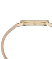 Pierre Cardin ladies' wristwatch with branded initials print, analogue quartz watch with leather strap 3ATM 31mm CBV.15 black, pink, white or beige