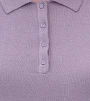 Camiseta polo de moda con botones y tirantes para mujer de AjC, camisa de verano 30237620 violeta