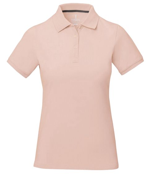 ELEVATE Calgary Damen Polo-Shirt Baumwolle Polo-Hemd Pique-Strick 200 g/m² 3808191 Rosa-Blush 