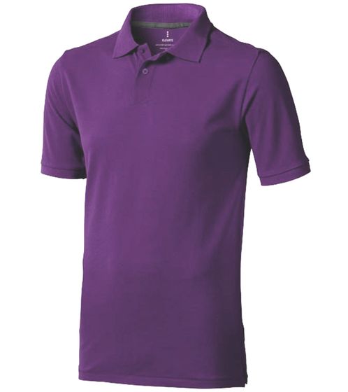 ELEVATE Calgary men's polo shirt cotton polo shirt pique knit 200 g/m² 3808038 purple