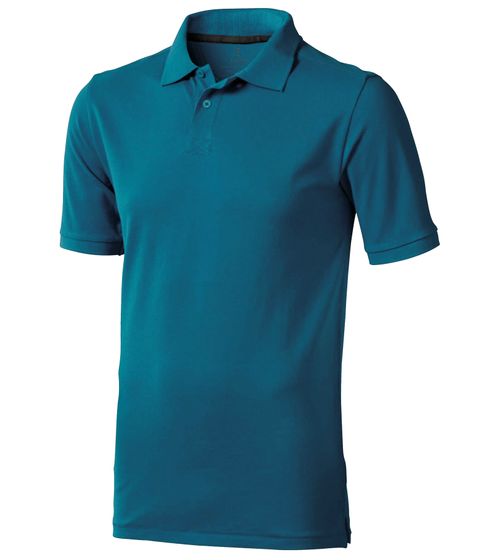 ELEVATE Calgary men's polo shirt cotton polo shirt pique knit 200 g/m² 3808052 blue