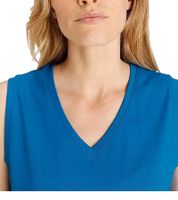 OTTO women's midi dress with V-neck summer dress simple cotton dress 39138853 blue