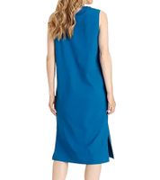 OTTO women's midi dress with V-neck summer dress simple cotton dress 39138853 blue