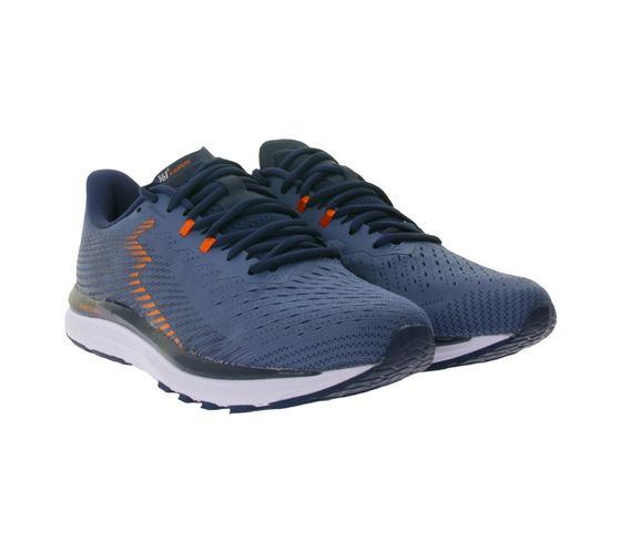 361° KAIROS Herren Lauf-Schuhe mit QU!K Flex Technik Sport-Schuhe mit Ortholite-Sohle Y2207-6970 Blau-Grau/Orange