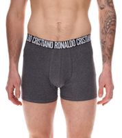 Lot de 10 boxers pour homme CR7 CRISTIANO RONALDO Basic Trunk en coton respirant 300-8125-49 Rouge/Gris/Marine/Noir/Coloré/Or