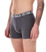 Lot de 10 boxers pour homme CR7 CRISTIANO RONALDO Basic Trunk en coton respirant 300-8125-49 Rouge/Gris/Marine/Noir/Coloré/Or