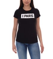 T-shirt en coton PUMA City pour femme avec inscription Praha/Prague, Paris, Vienna ou Madrid T-shirt à manches courtes T-shirt à col rond 575957 Blanc ou noir