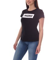 T-shirt en coton PUMA City pour femme avec inscription Praha/Prague, Paris, Vienna ou Madrid T-shirt à manches courtes T-shirt à col rond 575957 Blanc ou noir