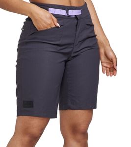 CRAFT Core Offroad XT women's sports shorts, elastic cycling shorts, short functional trousers, lightweight cycling shorts with hook fastener 1910585-992739 gray/purple