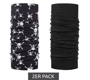 Pack of 2 CHILLOUTS multifunctional scarf headgear sports scarf 67496130 black