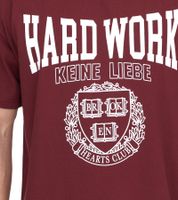 KEINE LIEBE Universe City et Broken Heart Club T-shirt en coton pour homme avec accents de couleur T-shirt à col rond T-shirt à manches courtes KLTS10 en jaune, vert, bleu, rouge, violet ou gris