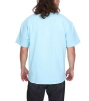 KEINE LIEBE Universe City et Broken Heart Club T-shirt en coton pour homme avec accents de couleur T-shirt à col rond T-shirt à manches courtes KLTS10 en jaune, vert, bleu, rouge, violet ou gris