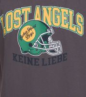 KEINE LIEBE Universe City et Broken Heart Club T-shirt en coton pour homme avec accents de couleur T-shirt à col rond T-shirt à manches courtes KLTS10 en jaune, vert, bleu, rouge, violet ou gris