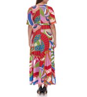 Robe d'été colorée en jersey pour femme avec imprimé all-over 933255 Coloré