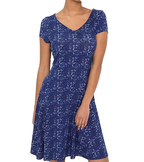 Women's Summer Dress with Tie-Dye All-Over Print, Mini Dress, Casual Dress, Holiday Dress 956638 Blue