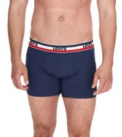 Lot de 5 boxers en coton pour homme LEVI'S avec des accents colorés sur la ceinture 701224335 Noir/Gris ou Noir/Gris/Bleu