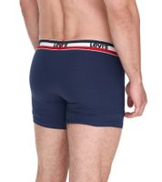 Lot de 5 boxers en coton pour homme LEVI'S avec des accents colorés sur la ceinture 701224335 Noir/Gris ou Noir/Gris/Bleu