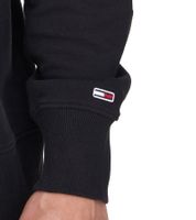 Sweat à capuche et manches longues pour homme TOMMY JEANS, en coton, DM0DM16384 BDS, noir/vert