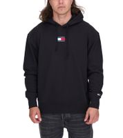 Sweat à capuche et manches longues pour homme TOMMY JEANS, en coton, DM0DM16384 BDS, noir/vert