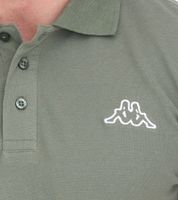 Kappa Men's Cotton Polo with Small Embroidery Polo Shirt Polo Shirt Short Sleeve Shirt Pique Knit 303173NC White, Black, Dark Blue or Green