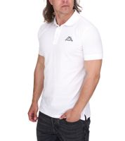 Kappa Men's Cotton Polo with Small Embroidery Polo Shirt Polo Shirt Short Sleeve Shirt Pique Knit 303173NC White, Black, Dark Blue or Green