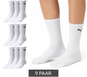 9 paia di calzini sportivi PUMA semplici, calzini di cotone, calzini da tennis, calzini lunghi 7308 300 bianchi 9 paia di calzini sportivi PUMA semplici, calzini di cotone, calzini da tennis, calzini lunghi 7308 300 bianchi