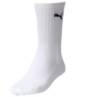 9 Paar PUMA schlichte Damen Sport-Socken Baumwoll-Socken Kinder Tennis-Socken lange Strümpfe 7308 300 Weiß