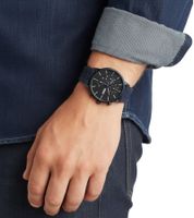 KNOX Men's Analog Quartz Watch with Silicone Strap, 41mm, KNOX01 Navy