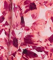 Robe midi moulante pour femme, robe d'été à imprimé floral et fronces latérales 928586 Rose