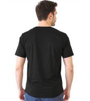 Kappa Herren Baumwoll-Shirt mit großem Logo Rundhals-Shirt Kurzarm-Shirt T-Shirt Oeko-Tex 100 zertifiziert 7085/8191-001 Schwarz Kappa Herren Baumwoll-Shirt mit großem Logo Rundhals-Shirt Kurzarm-Shirt T-Shirt Oeko-Tex 100 zertifiziert 7085/8191-001 Schwarz