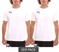 2-pack PUMA TeamGoal 23 Casual Men's T-Shirt with Logo Embroidery, Cotton Football Shirt, 656578, Black, Navy, Gray, Light Blue, White, Red, Yellow, or Green 2-pack PUMA TeamGoal 23 Casual Men's T-Shirt with Logo Embroidery, Cotton Football Shirt, 656578, Black, Navy, Gray, Light Blue, White, Red, Yellow, or Green