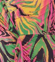 Robe longue d'été légère pour femme à imprimé floral 954051 Vert/Rose/Jaune/Noir/Orange