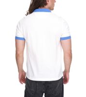 HACKETT LONDON GOLF Herren Baumwoll-Shirt Polo-Shirt Kurzarm-Shirt Pique-Strick HMX1005D Weiß/Hellblau HACKETT LONDON GOLF Herren Baumwoll-Shirt Polo-Shirt Kurzarm-Shirt Pique-Strick HMX1005D Weiß/Hellblau