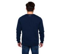 HACKETT LONDON GOLF Maglione in maglia a maniche lunghe con scollo a V in cotone da uomo HMX5000D blu scuro