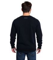 HACKETT LONDON GOLF Men's Cotton V-Neck Knit Sweater Long Sleeve Shirt HMX5000F Black