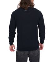 HACKETT LONDON GOLF Men's Cotton V-Neck Knit Sweater Long Sleeve Shirt HMX5000F Black