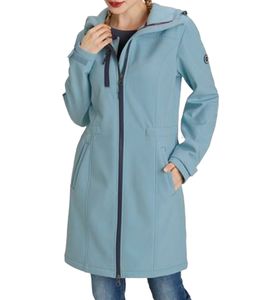 KangaROOS Women's Softshell Jacket, Water-Repellent Outdoor Jacket, 79417134 Light Blue