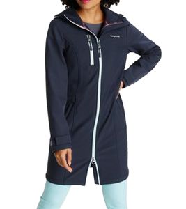 KangaROOS Women's Softshell Jacket, Water-Repellent Outdoor Jacket, 78133362, Dark Blue