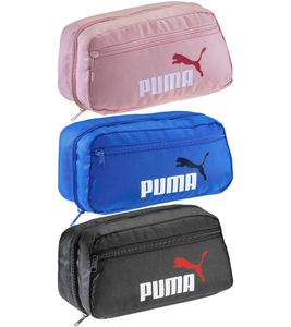 PUMA Functional Toiletry Bag, Practical Cosmetic Bag with Integrated Hook 90303 Black, Blue, or Pink