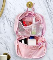 PUMA Functional Toiletry Bag, Practical Cosmetic Bag with Integrated Hook 90303 Black, Blue, or Pink PUMA Functional Toiletry Bag, Practical Cosmetic Bag with Integrated Hook 90303 Black, Blue, or Pink