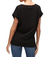 RE:COVERED X Disney Women's T-Shirt, Cotton, Crew Neck, Short Sleeve, RCDIF2062 Black
