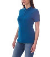 ELEVATE Calgary Damen Polo-Shirt Baumwolle Polo-Hemd Pique-Strick 200 g/m² Rosa-Blush, Lila oder Blau