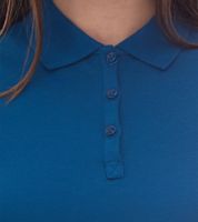 ELEVATE Calgary Damen Polo-Shirt Baumwolle Polo-Hemd Pique-Strick 200 g/m² Rosa-Blush, Lila oder Blau