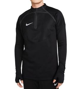 Maillot de sport à manches longues Nike Strike Winter Warrior pour homme avec technologie Therma-Fit ADV chauffante. T-shirt d'entraînement léger à manches longues DQ5049-010, noir.