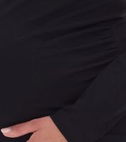 Lot de 2 robes de maternité basiques pour femmes, robe de printemps, robe pull, robe de grossesse, mini-robe, vêtements de maternité 936292, gris/noir