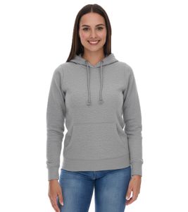Elevate Charon Damen Hoodie schlichter Baumwoll-Pullover mit Kängurutasche Sweater 3823480 Grau Elevate Charon Damen Hoodie schlichter Baumwoll-Pullover mit Kängurutasche Sweater 3823480 Grau
